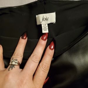 Joie hot pants pleather